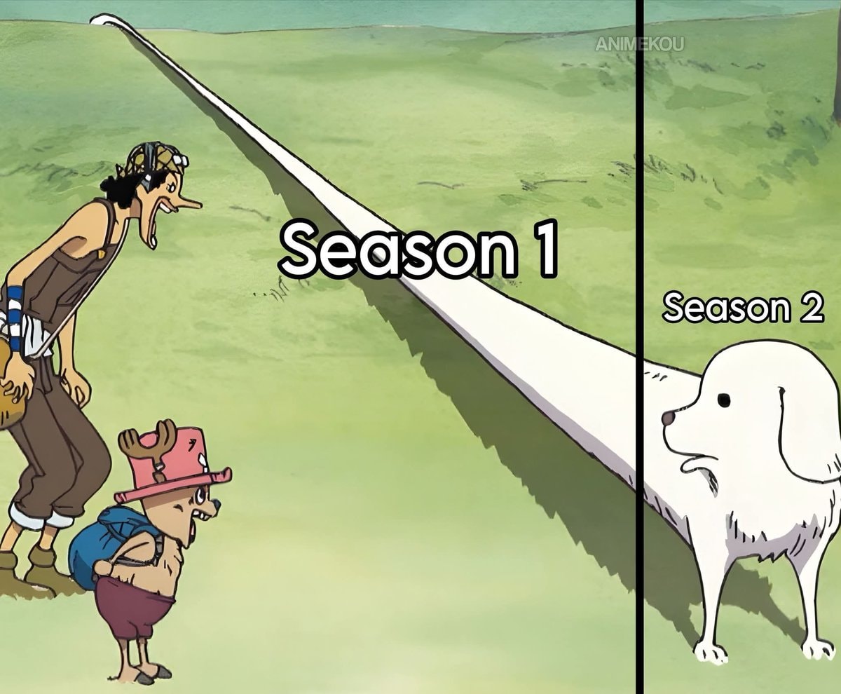 One Piece season 1 vs season 2