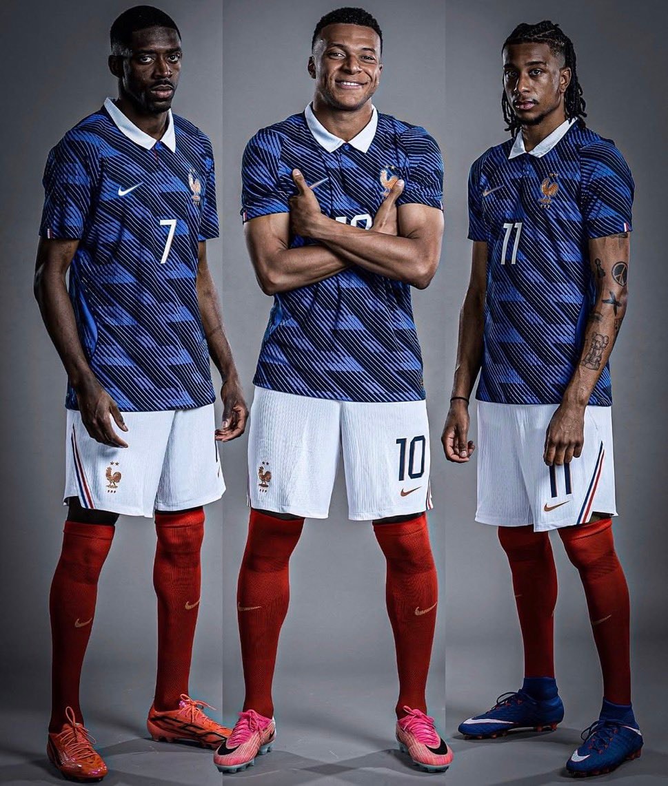 France national team trio