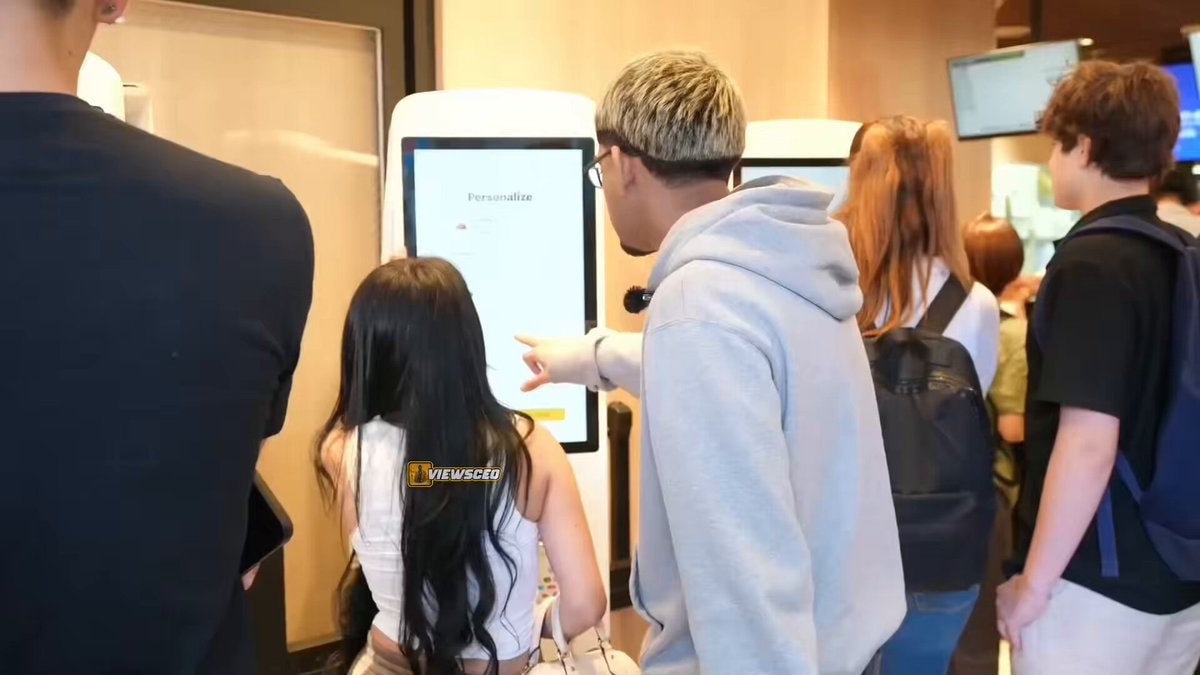 N3ON recording in Japan McDonald's