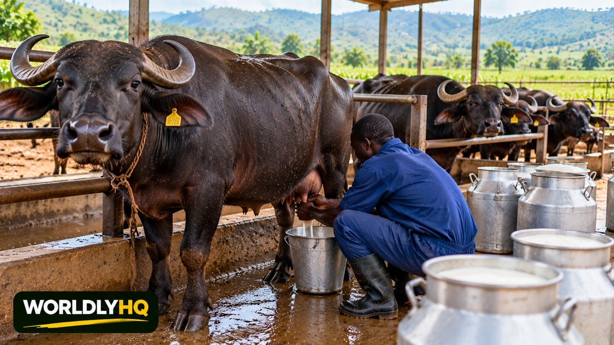 Top buffalo milk producing countries 2024 Top buffalo milk producing countries 2024