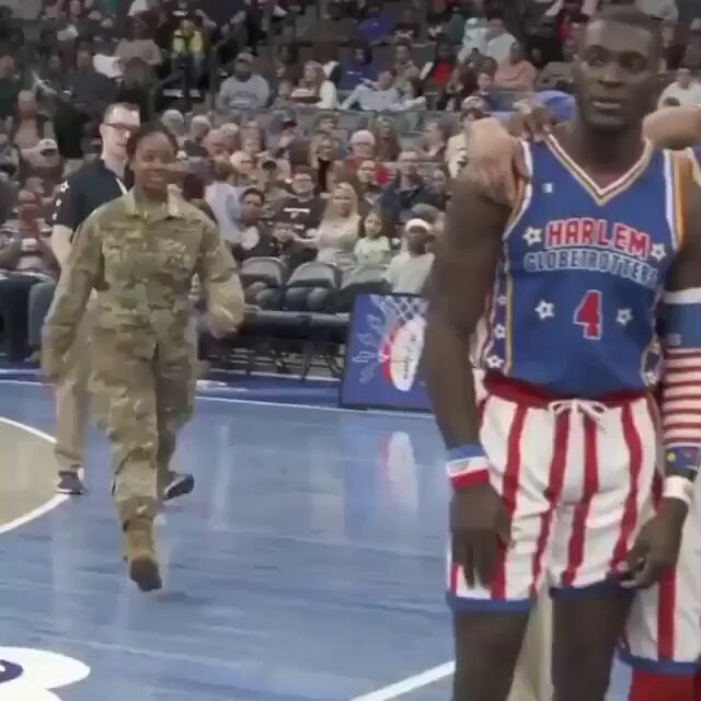Harlem Globetrotters military reunion