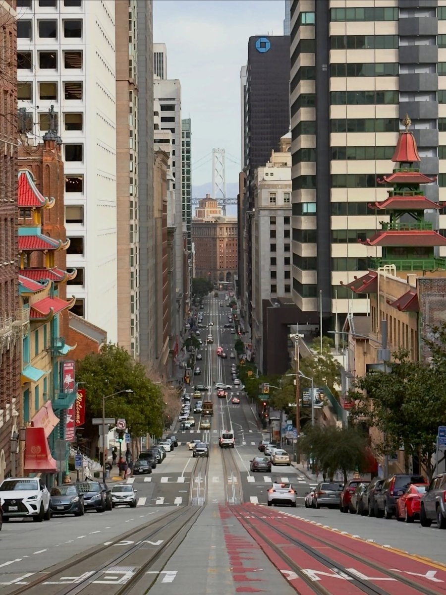 San Francisco cable car street
