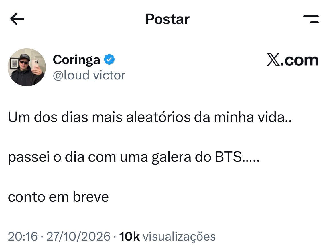 Coringa spends day with BTS