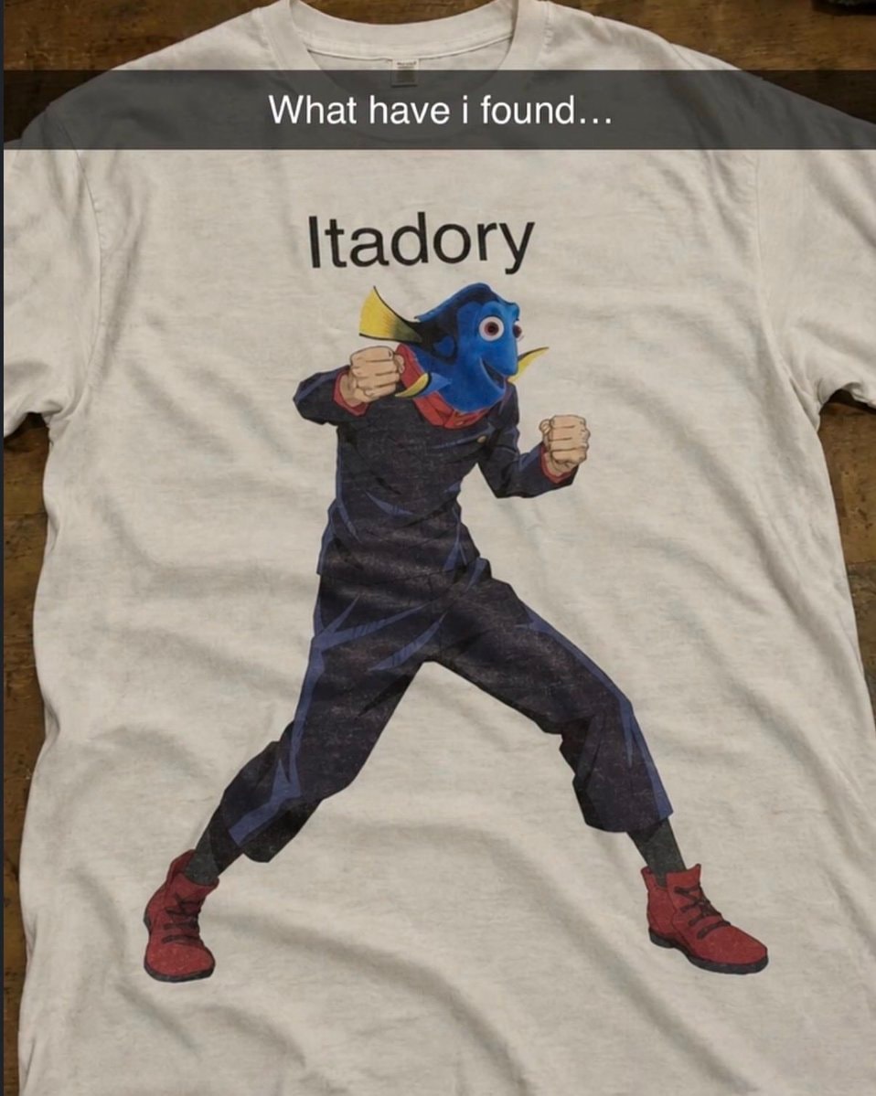 Dory and Yuji Itadori mashup