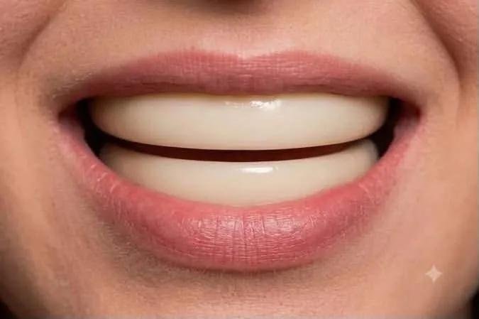 32 separate teeth vs one smooth surface