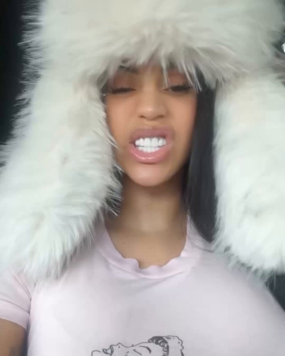 Cardi B Check Please Instagram story