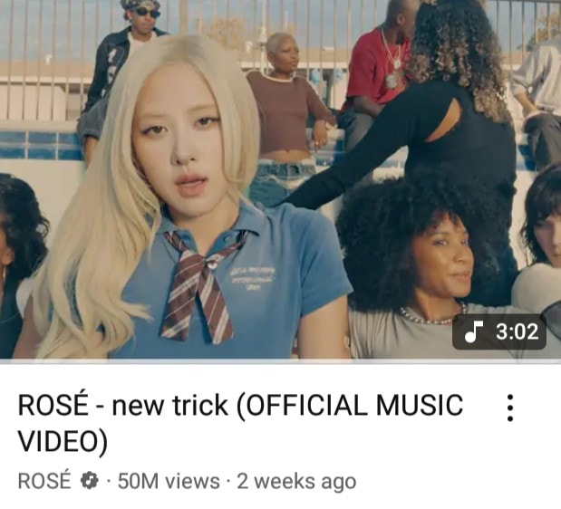 ROSE new trick 50M views (photo 1 of 2) ROSE new trick 50M views (photo 1 of 2)