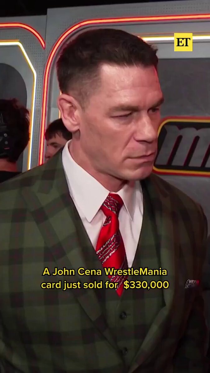John Cena WrestleMania 41 Topps Card Sale