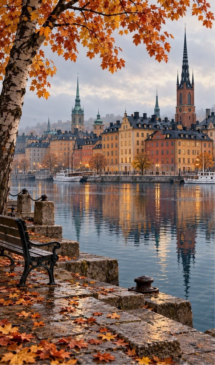 Autumn in Stockholm Sweden