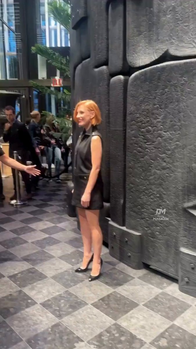 Jessica Chastain at Moncler New York Jessica Chastain at Moncler New York