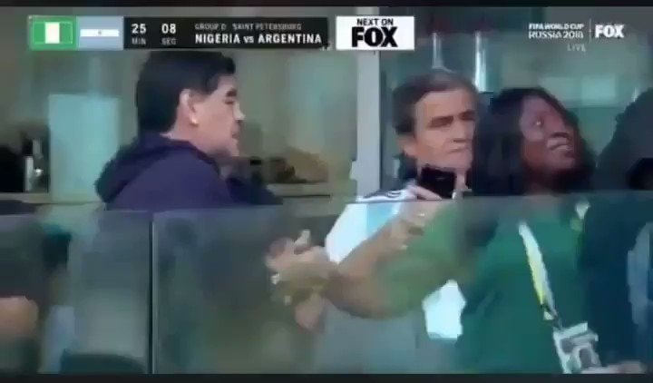 Diego Maradona 2018 World Cup dance