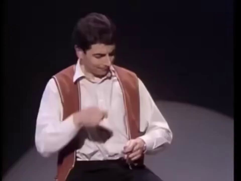 Mr. Bean Playing the Invisible Drums 1991