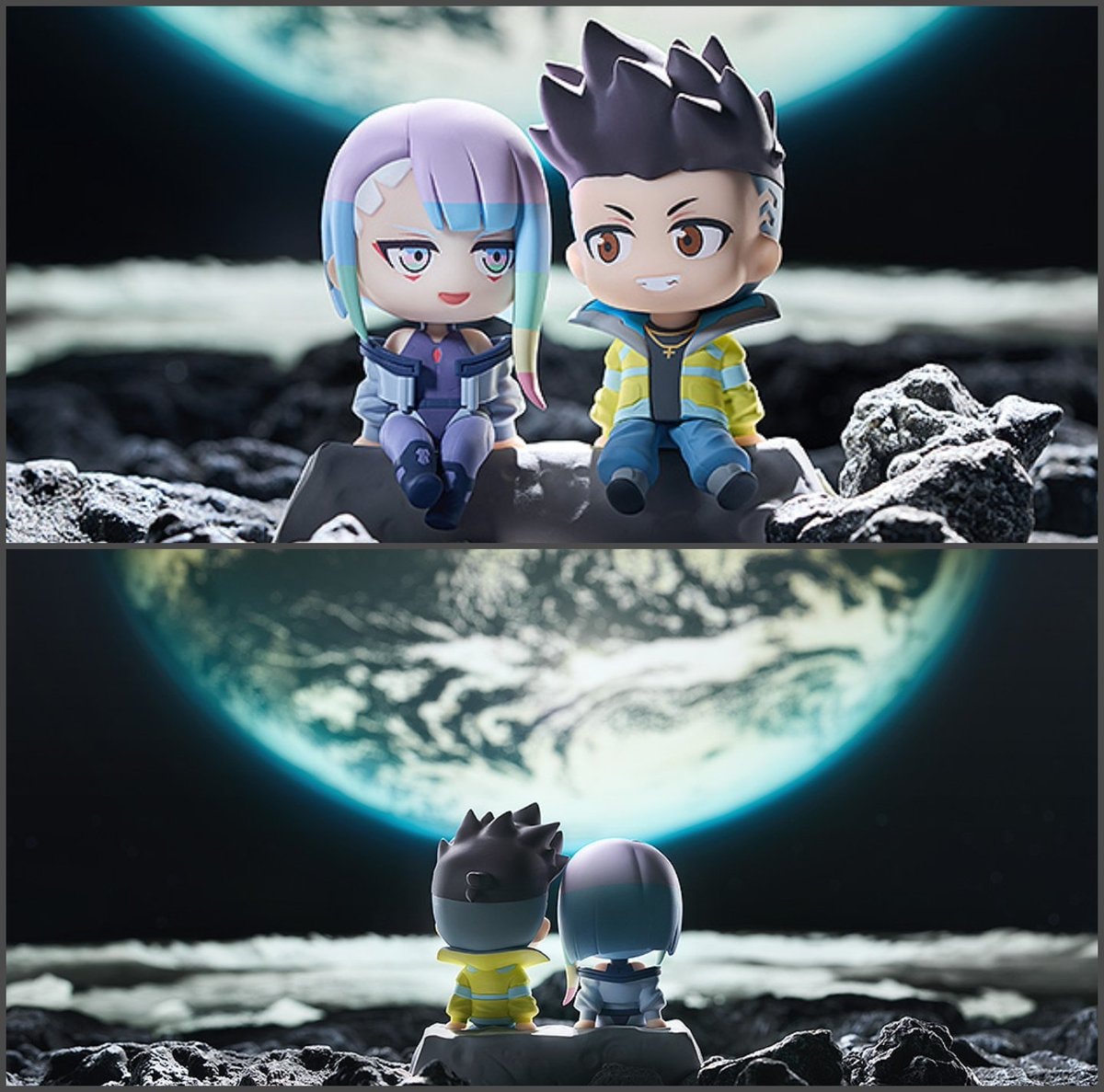 Cyberpunk Edgerunners David and Lucy figures