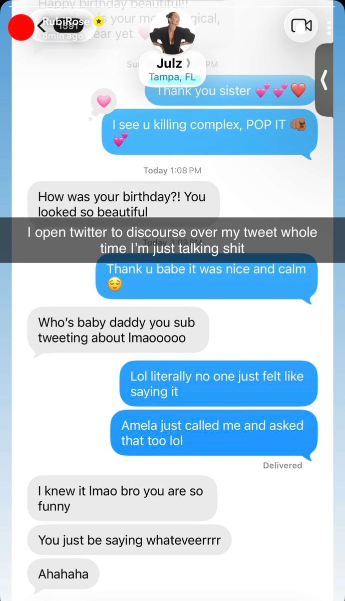 Rubi Rose clarifies tweet intent