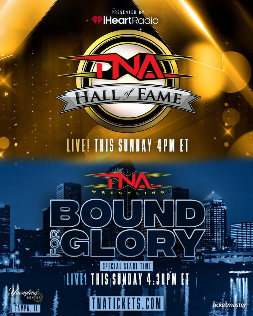 TNA Bound for Glory schedule update