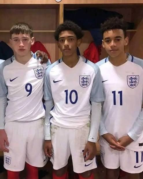 Jude Bellingham and Musiala England teammates