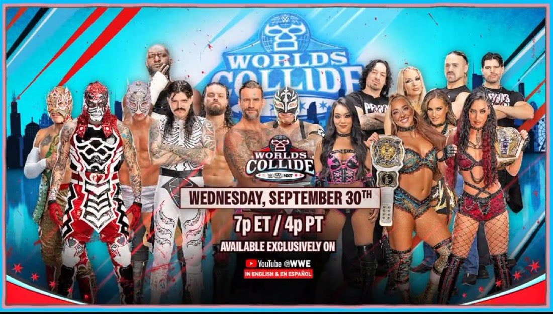 WWE Worlds Collide YouTube broadcast