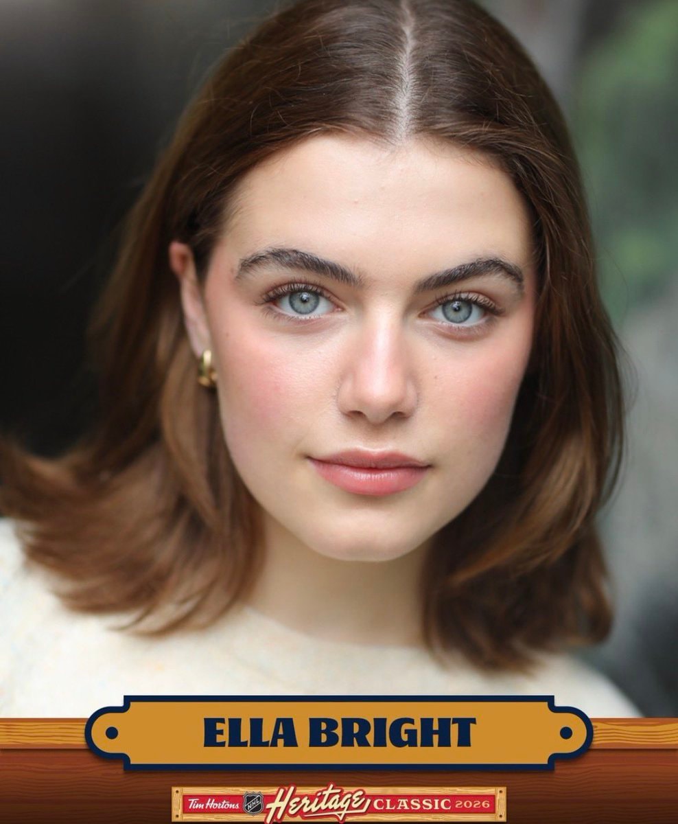 Ella Bright hosts 2026 NHL Heritage Classic intermission