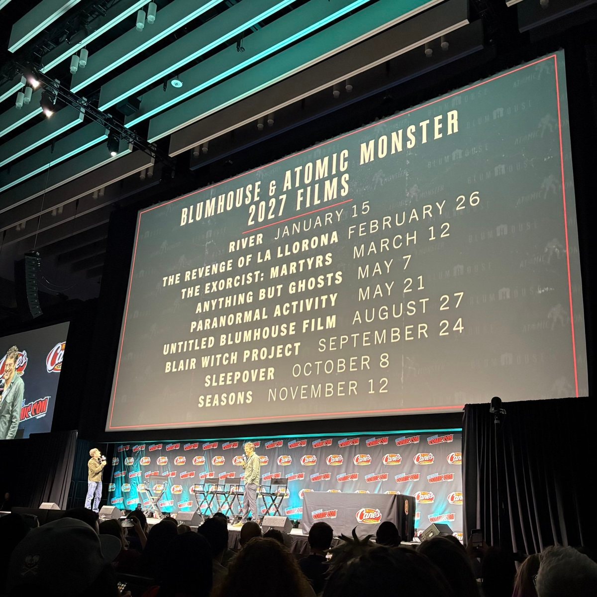 Blumhouse NYCC slate (photo 2 of 2)