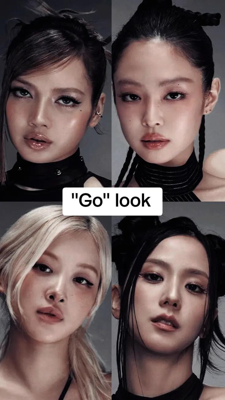 Blackpink different looks silhouette (photo 4 of 4)