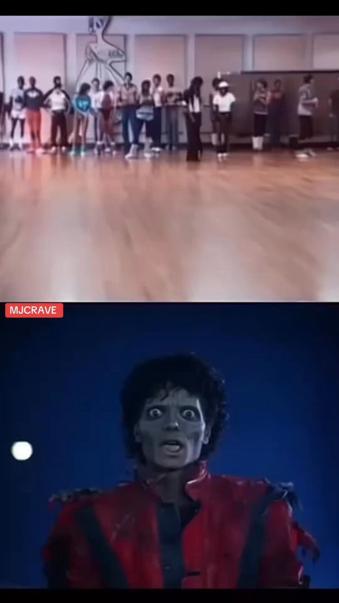Michael Jackson Thriller rehearsal vs final