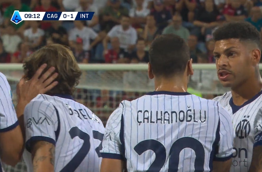 Calhanoğlu goal Inter 1-0
