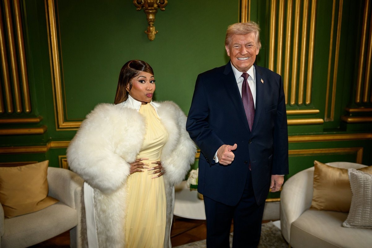 Trump and Nicki Minaj photo