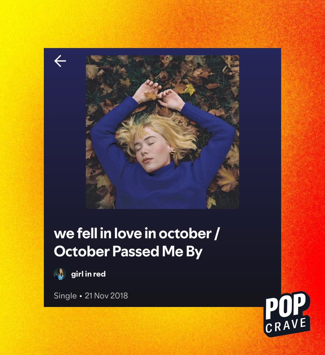 girl in red we fell in love in october cover (photo 2 of 2)