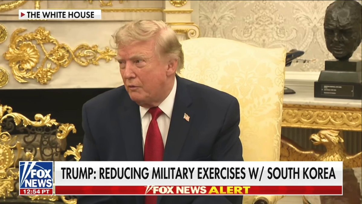 Trump on South Korea troops and Iran
