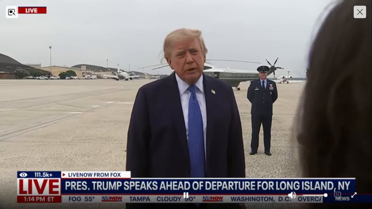 Trump on Iran deployments