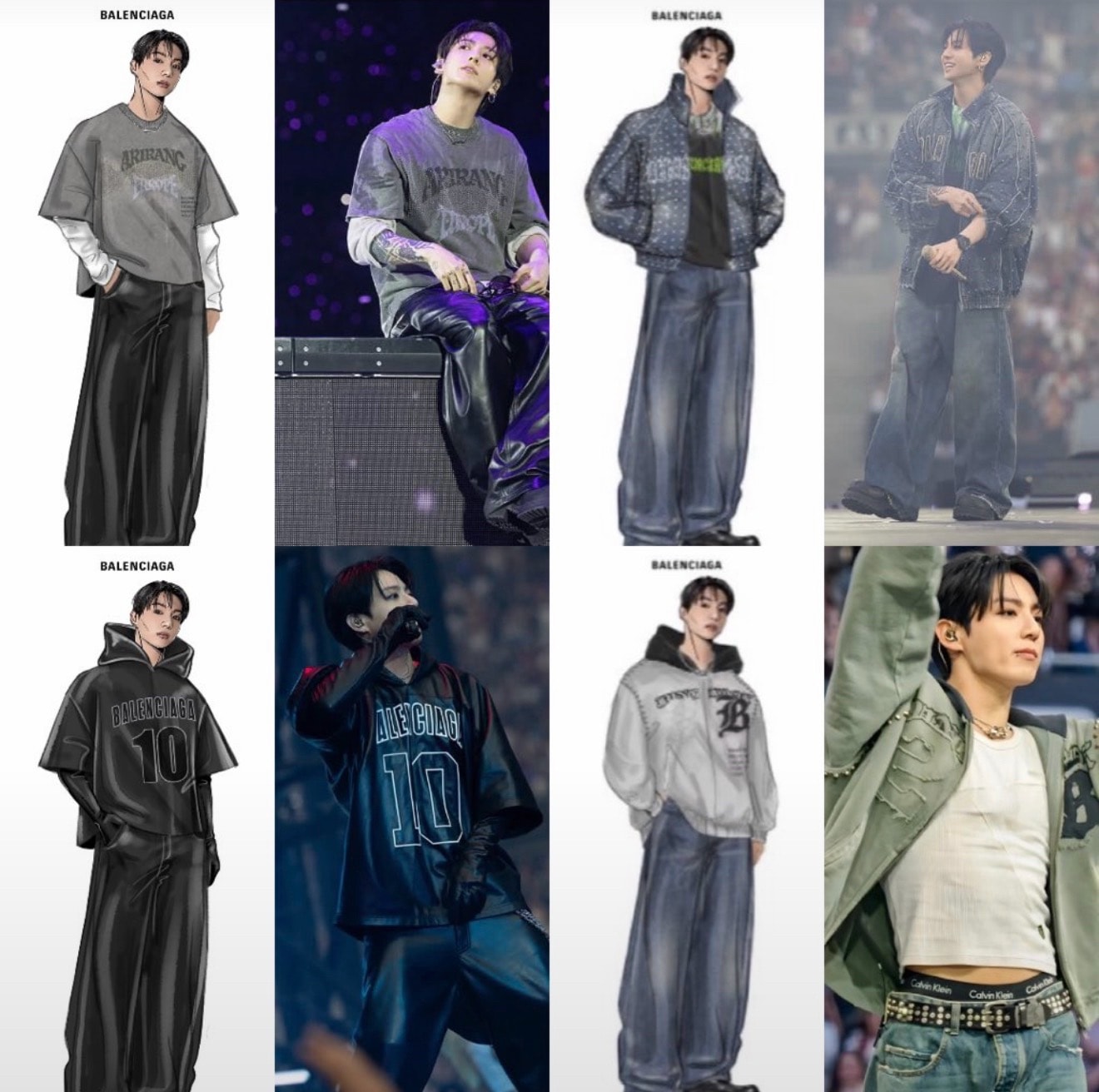 Jungkook Balenciaga fits