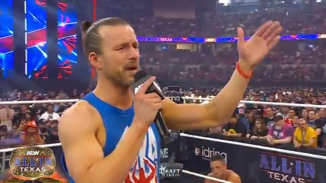 Adam Cole AEW All In announcement ❤️