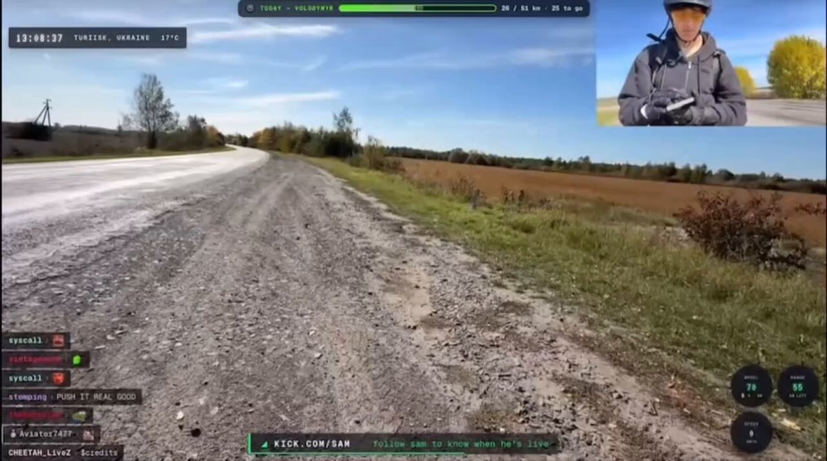 Sam Pepper Ukraine near miss