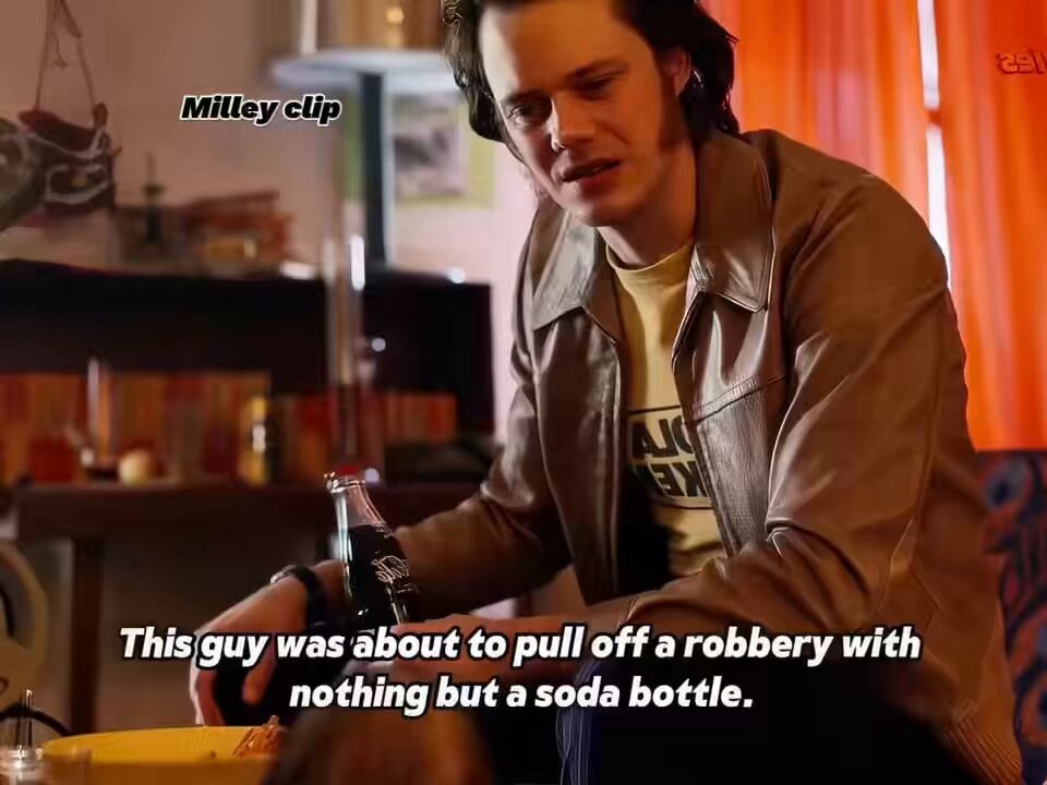Man robs bank with a soda bottle