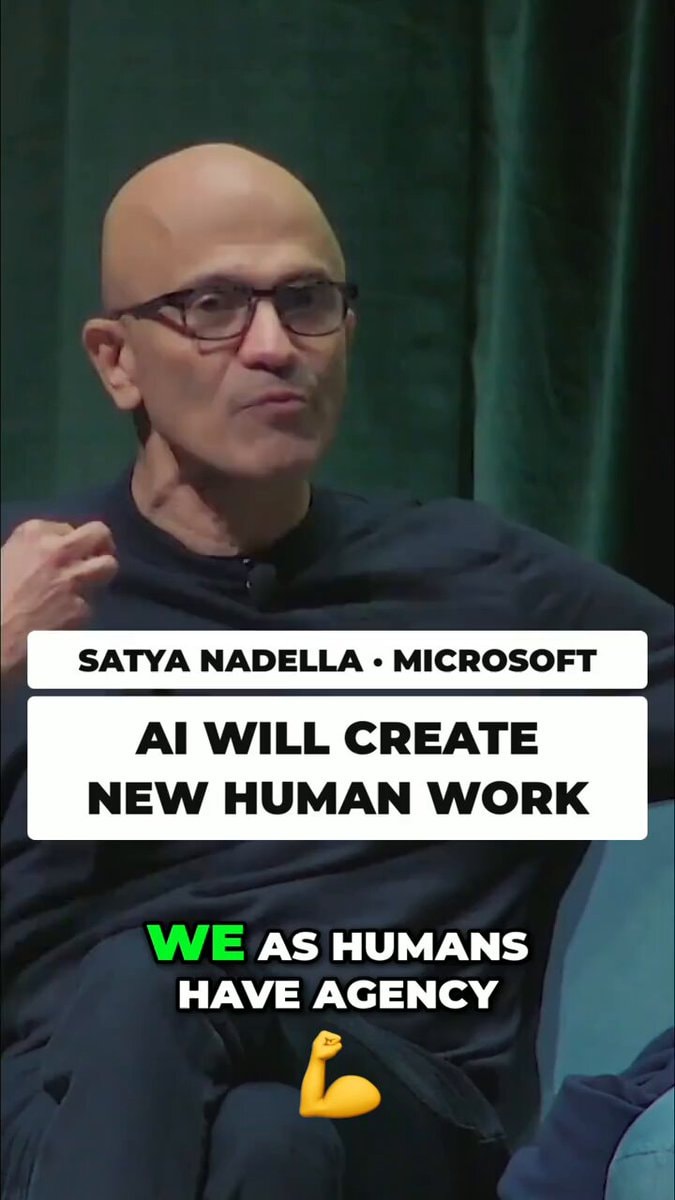 Satya Nadella on AI and human capital