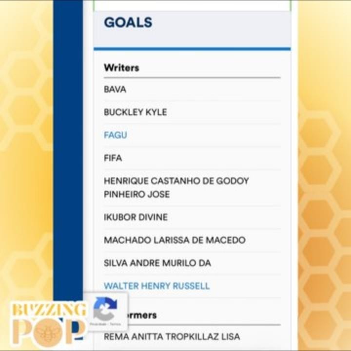 New GOALS Song with LISA Anitta Rema Tropkillaz (photo 2 of 2)