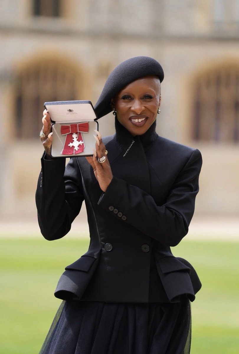 Cynthia Erivo MBE from Prince William (photo 1 of 2)