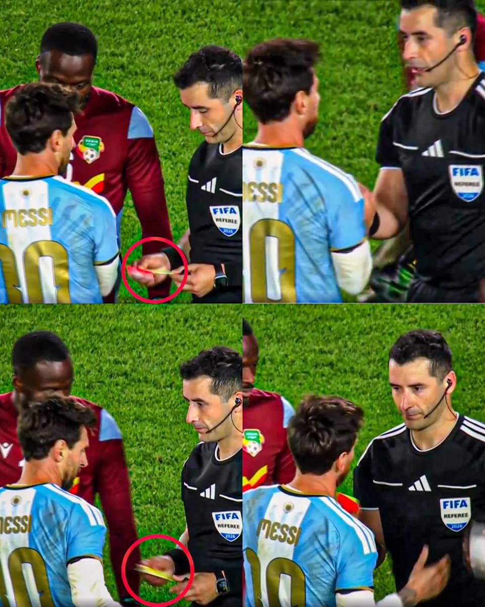 Messi Argentina final match referee tribute Messi Argentina final match referee tribute