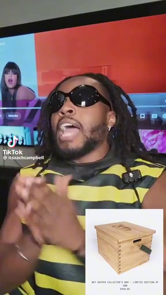 Zach Campbell on Beyoncé merch box