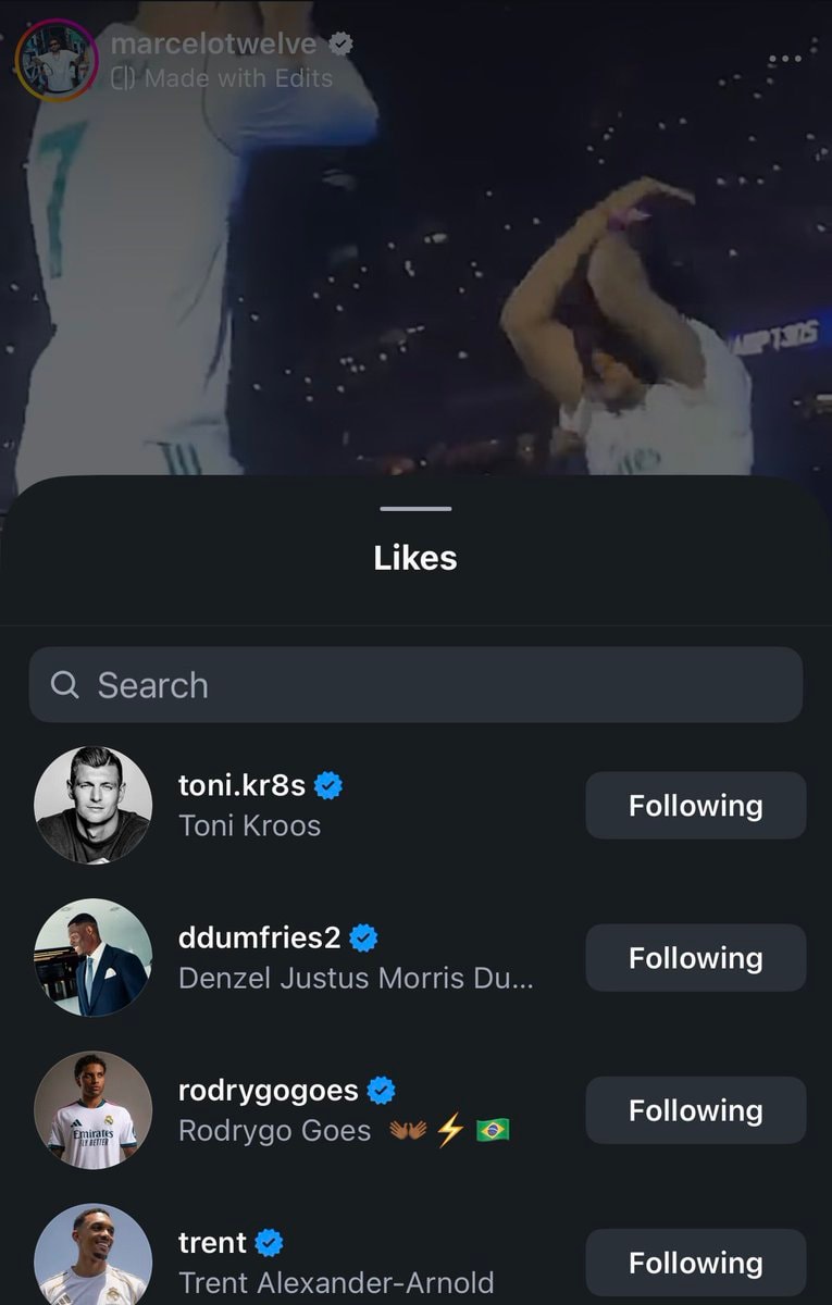 Cristiano Ronaldo support from teammates