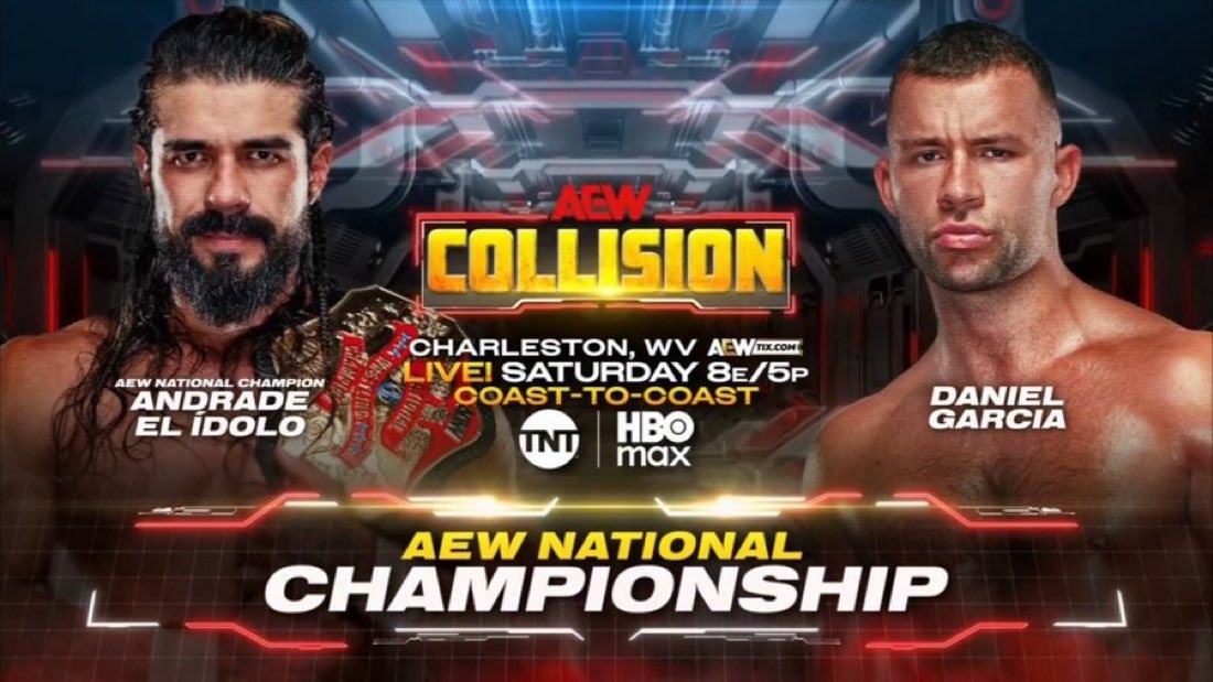 Andrade El Idolo vs Daniel Garcia AEW National Championship