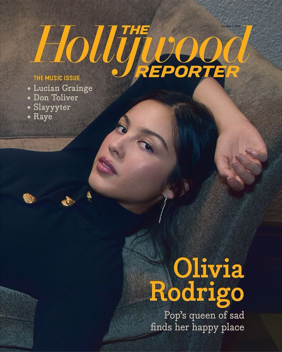 Olivia Rodrigo The Hollywood Reporter cover