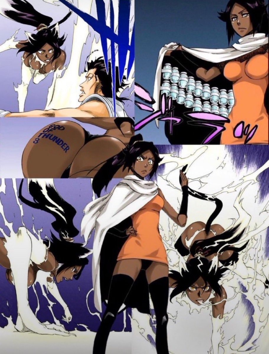 Yoruichi Shihoin Bleach thunder panel