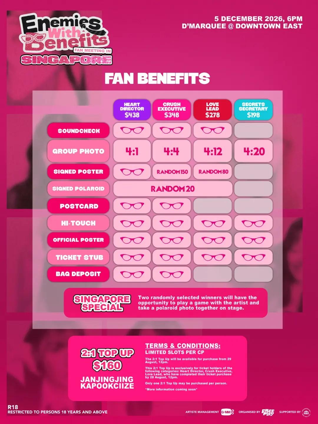 Enemies With Benefits Fan Meeting in Singapore (photo 3 of 3)