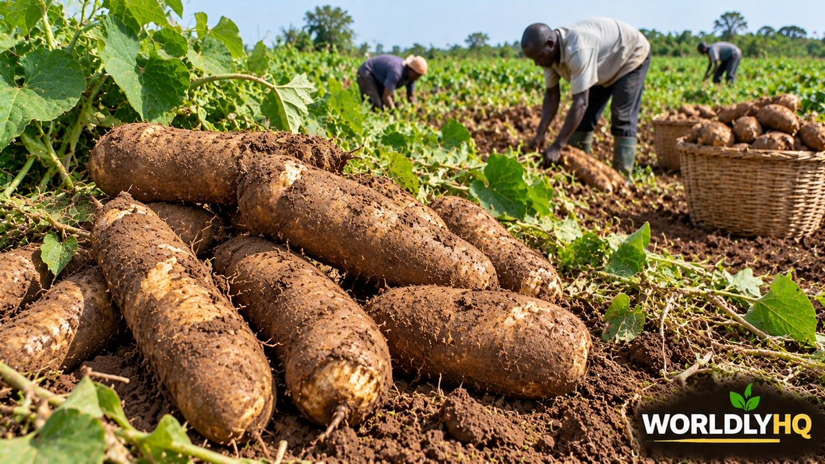 Largest yam producing countries 2024