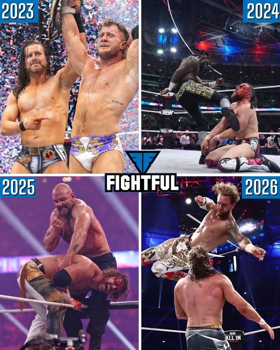 AEW All In main event history AEW All In main event history