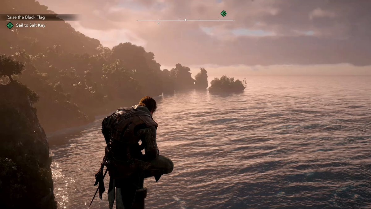 Raise the Black Flag sail to Salt Key