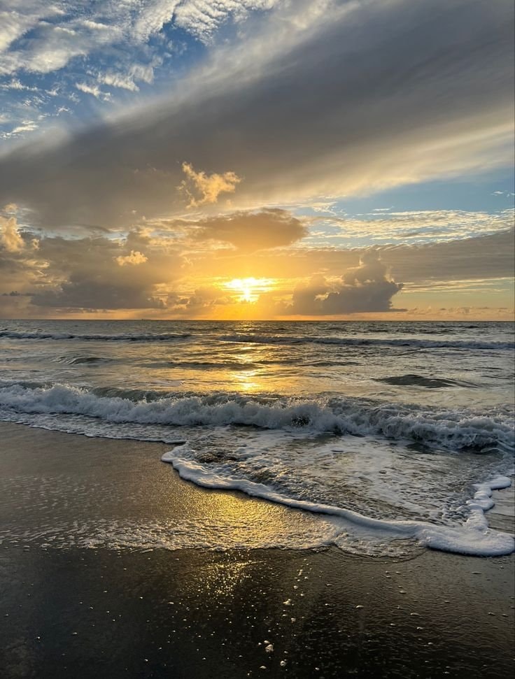 sunset over the ocean (photo 4 of 4)