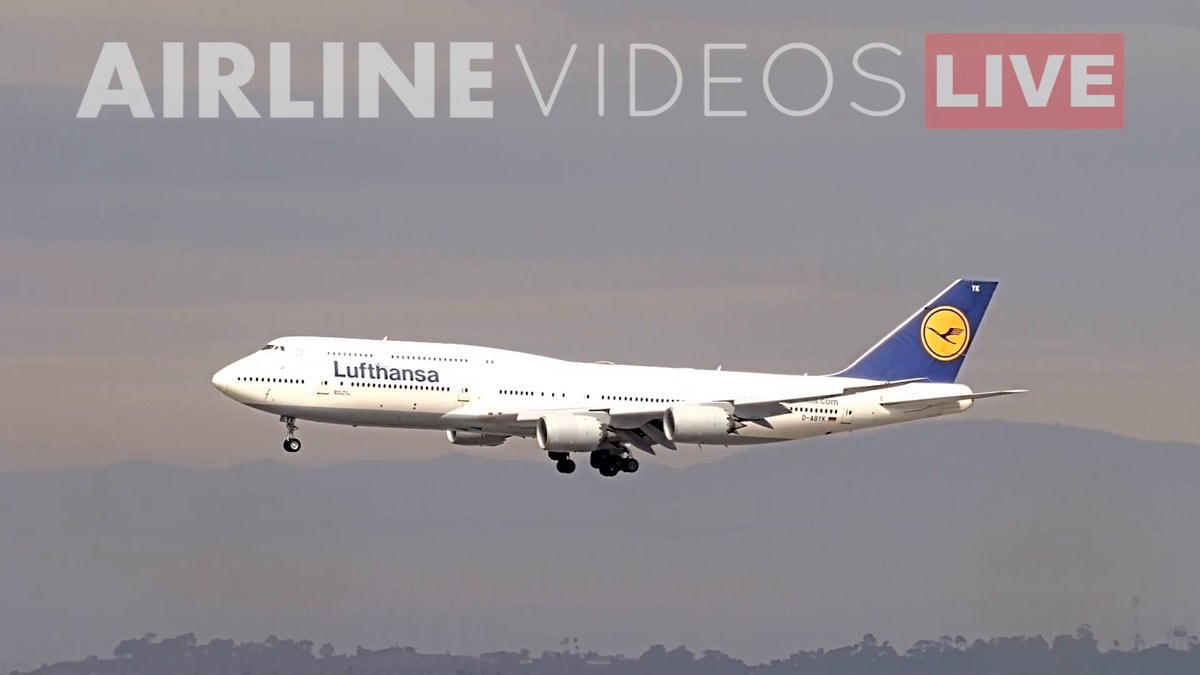 Lufthansa Boeing 747 emergency landing LAX