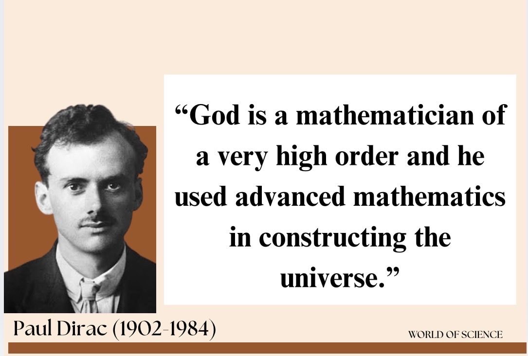 Paul Dirac quote on mathematics